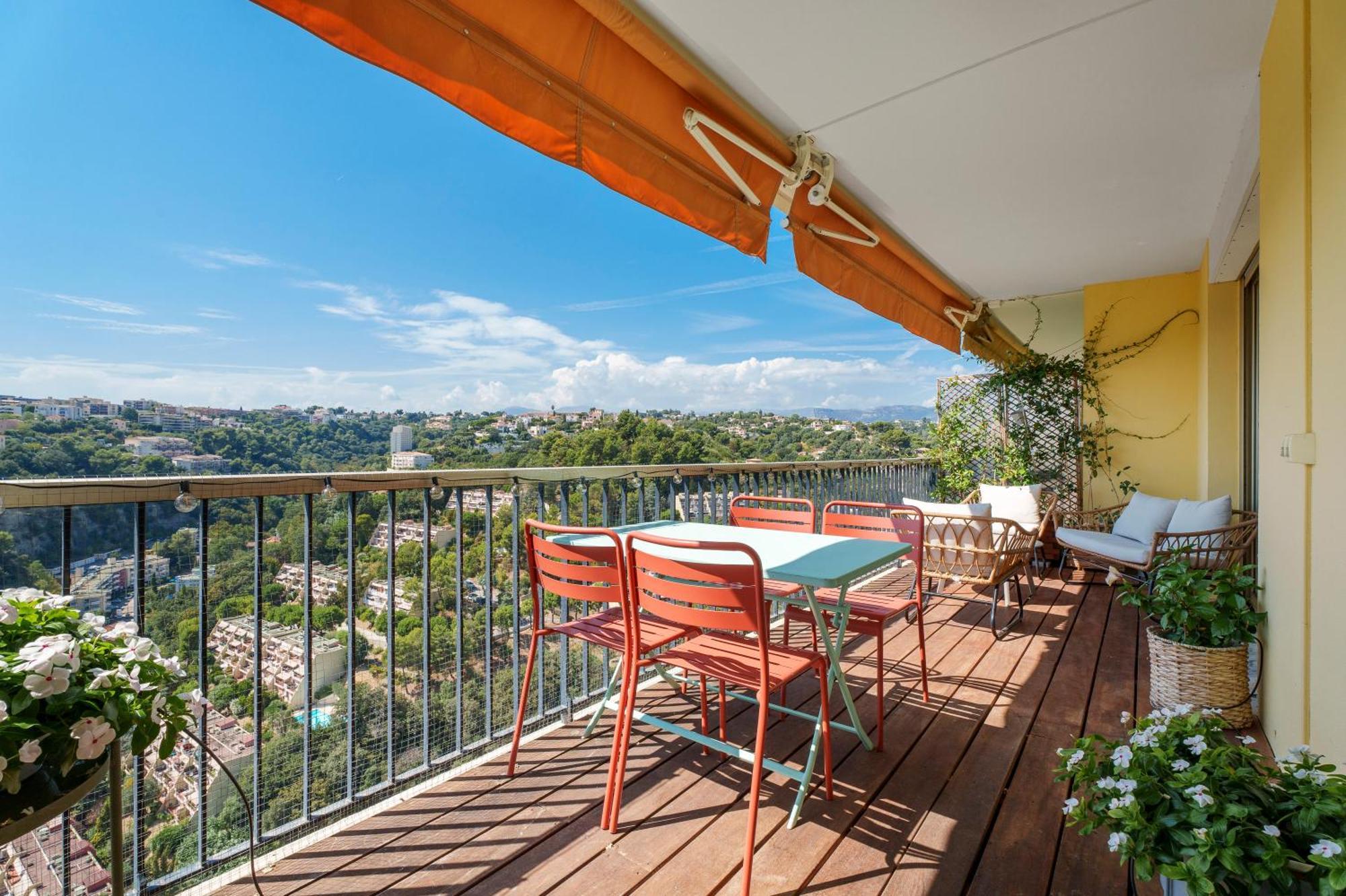 Renting - Abbaye - Luxury Penthouse Sea View Pool Tennis Parking Lejlighed Nice